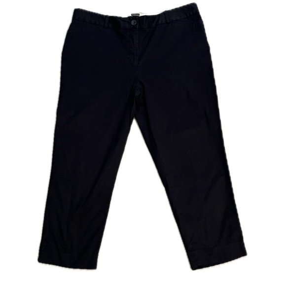 Talbots Women’s Chino Ankle Black Pants | Size 16 - Picture 2 of 5